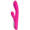 Generique Vibro Rabbit chauffant Spark 22cm Rose